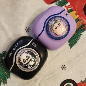 Bytech Black and Purple Earbuds